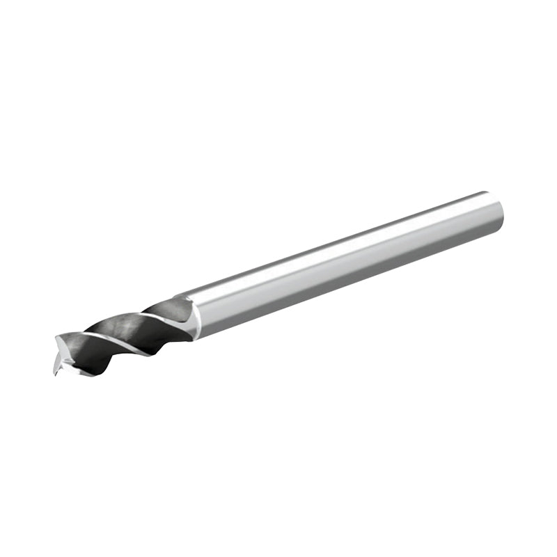 Solid Carbide End Mills •   ALUFLASH • Series 3AN9 • Radius • 3 Flute • Regular Length • Regular Neck • Cylindrical Shank • Metric