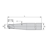 Solid Carbide End Mills • Vision Plus • Series 7S5F • Ball Nose • Cylindrical Shank • Inch