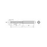 Solid carbide VBM, stainless steel drill bit, 5XD, without coolant D3~5.3 - Makotools Industrial Supply Tools for Metal Cutting