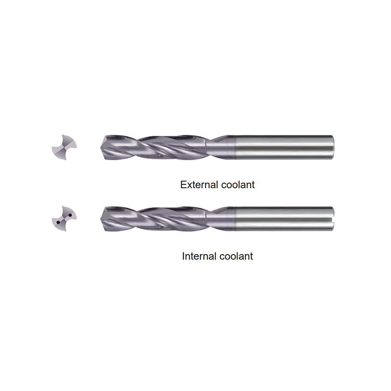 Solid carbide drills SU(K) drill 3xD General machining Add K (SUK) to the code for use on Cast Iron 1534SU03/1534SU03C-(0580~0990) - Makotools Industrial Supply Tools for Metal Cutting