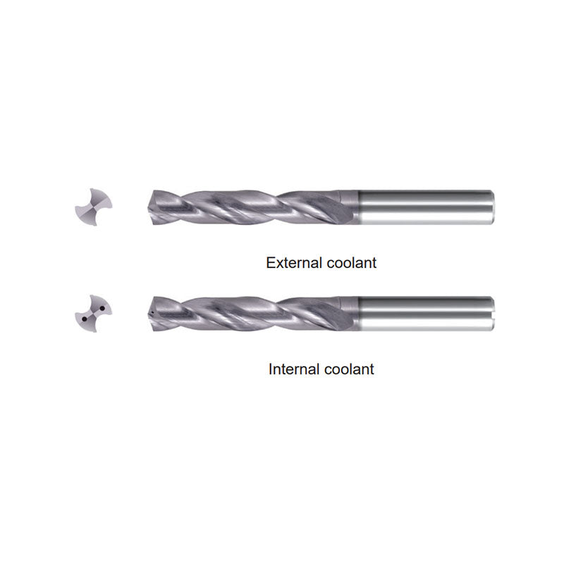 Solid carbide drills SU(K) drill 5xD General machining Add K (SUK) to the code for use on Cast Iron 1536SU05/1536SU05C(0200~0675) - Makotools Industrial Supply Tools for Metal Cutting