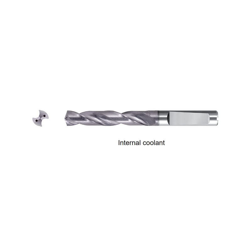 Solid carbide drills SU(K) drill 5xD General machining Add K (SUK) to the code for use on Cast Iron 1736SU05C(0940~2000) - Makotools Industrial Supply Tools for Metal Cutting