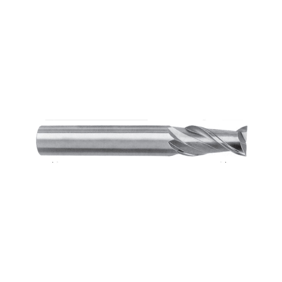 Solid carbide milling End mill General machining of non-ferrous metals 5502R402NM - Makotools Industrial Supply Tools for Metal Cutting