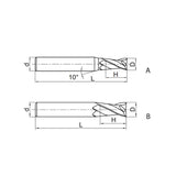 Solid carbide milling End milllong Semi-finishing GM-2F - Makotools Industrial Supply Tools for Metal Cutting