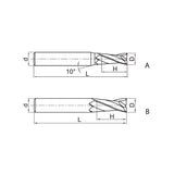 Solid carbide milling End milllong Semi-finishing GM-2FL - Makotools Industrial Supply Tools for Metal Cutting