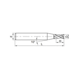 Solid carbide milling Schaftfräser Semi-finishing GM-2ES - Makotools Industrial Supply Tools for Metal Cutting