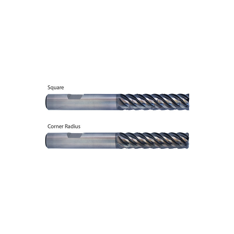 Square GMH57,  Corner Radius GMH59,  Carbide, 6 Flute Chip Splitter V7 PLUS A  END MILLS
