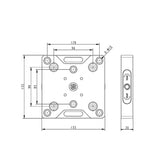 Square Zero Quick Change Plate BZ220-MN-96-155 - Big-tools Industrial Supply Tools for Metal Cutting