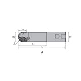 Profile milling BMR03 BMR03-016/020/025/030-XP20/XP25/XP30-M/L - Makotools Industrial Supply Tools for Metal Cutting