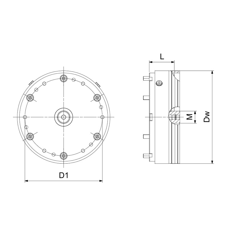 Static Hydraulic Mandrel Base BM420 BM420-HS-082 BM420-HS-109 - Big-tools Industrial Supply Tools for Metal Cutting