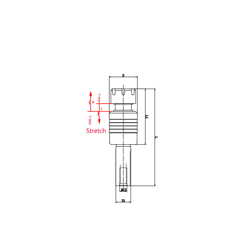 Straight Shank Micro Compensation Tension and Compression Tapping Holder