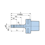 Straight Type Mega Micro Chuck C5/C6-MEGA