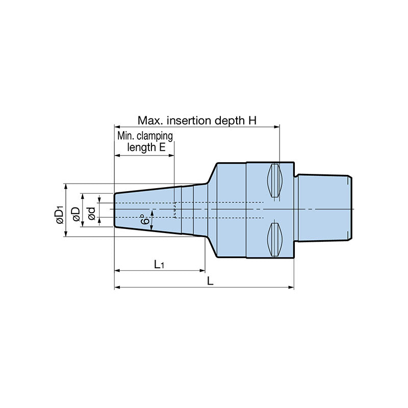 Super slim Type Hydraulic Chuck  C4-HDC