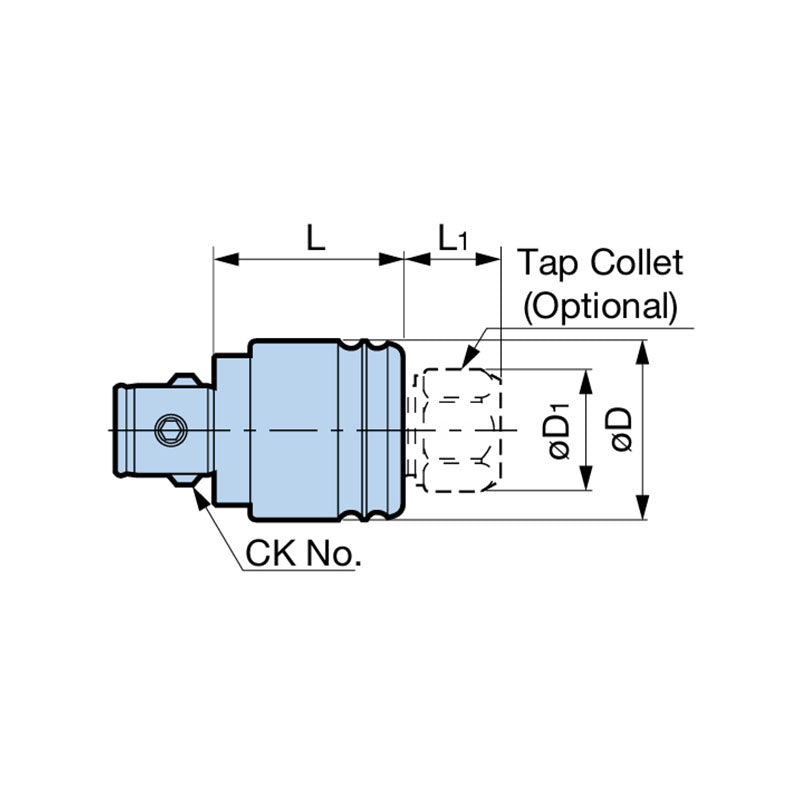 Synchronized Tap Holder M2 - M30