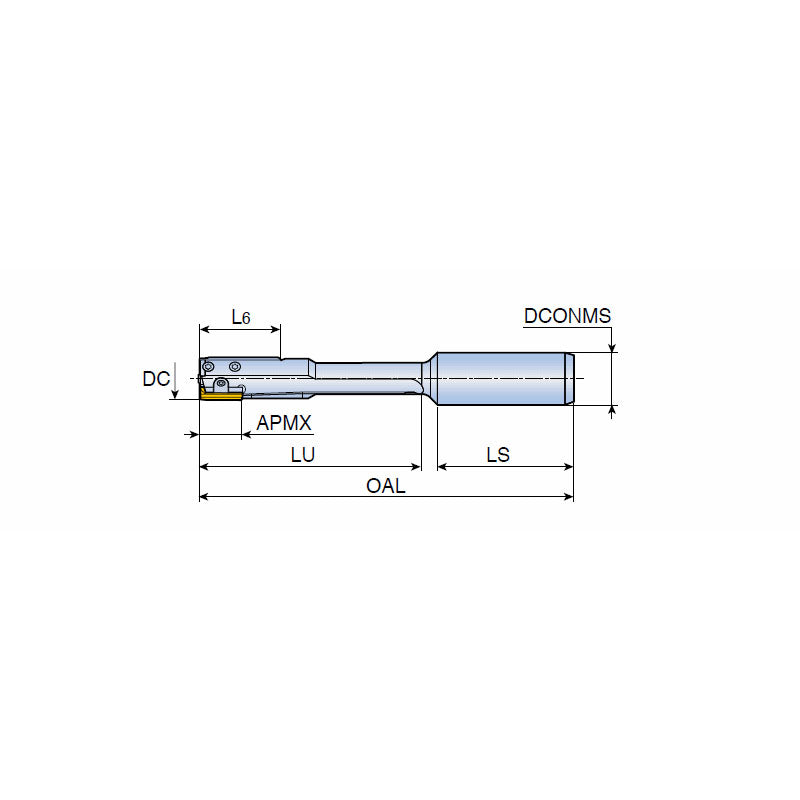 TB-B-T0-B Single-edged indexable reamers for blind holes - Big-tools Industrial Supply Tools for Metal Cutting