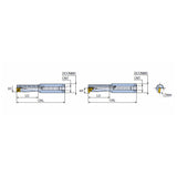 TCAP-3.0DN-GV Multifunction tools for drilling, boring, internal grooving and external turning & facing with maximum 3.0xD length & coolant hole - Big-tools Industrial Supply Tools for Metal Cutting