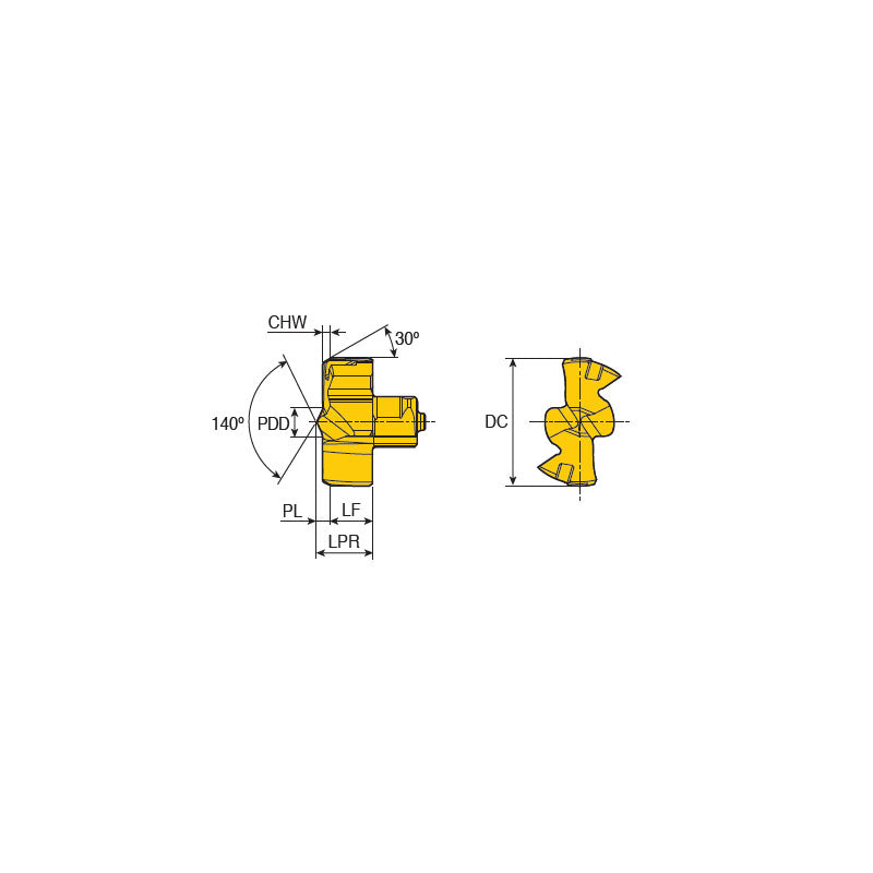 TCD ...-F Exchangeable drill heads with flat bottom for all materials - Big-tools Industrial Supply Tools for Metal Cutting