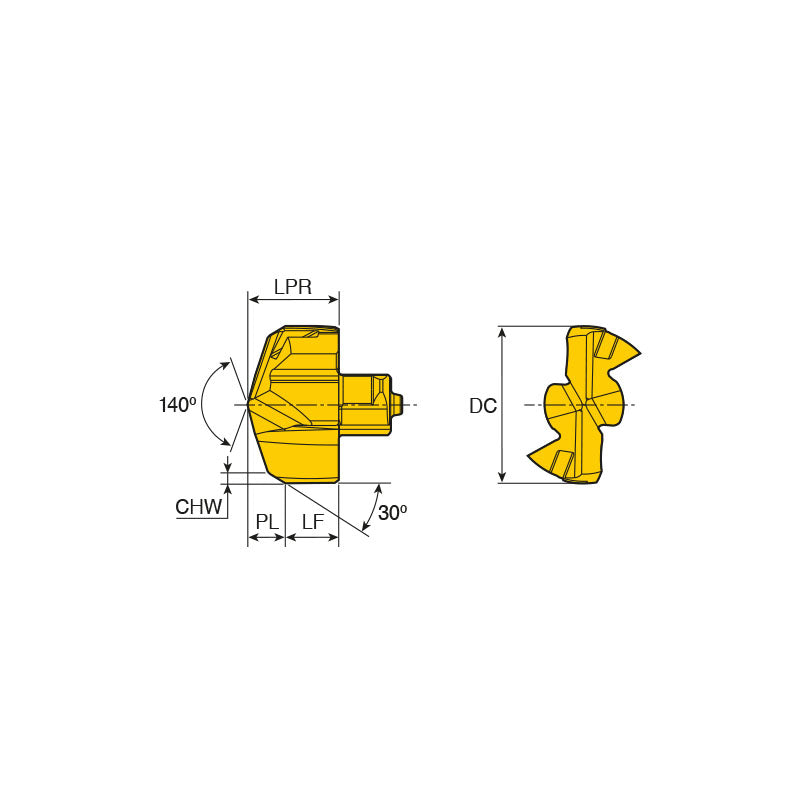 TCD ...-K Exchangeable drill heads for cast iron of ISO K material TCD-(160～259)-K - Big-tools Industrial Supply Tools for Metal Cutting