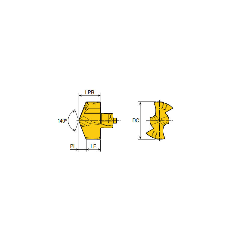 TCD ...-M Exchangeable drill heads for stainless steel of ISO M material TCD-(160～259)-M - Big-tools Industrial Supply Tools for Metal Cutting