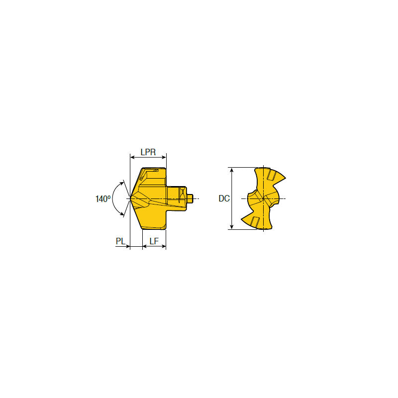 TCD ...-P Exchangeable drill heads for steels of ISO P material TCD-(160～259)-P - Big-tools Industrial Supply Tools for Metal Cutting