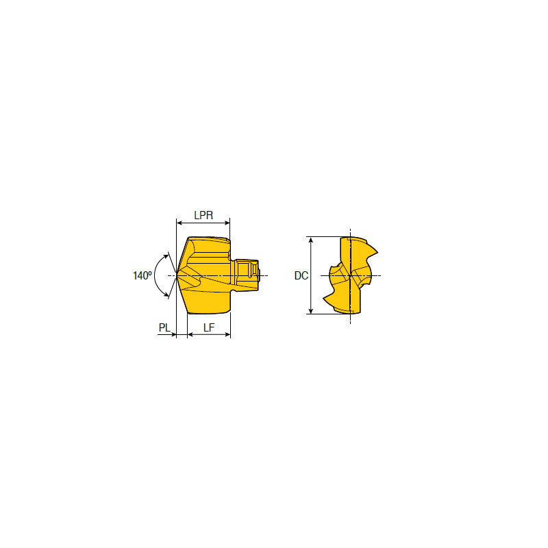 TCD ...-P (Dia 4.0-5.9 mm) Exchangeable drill heads for small diameter holes - Big-tools Industrial Supply Tools for Metal Cutting