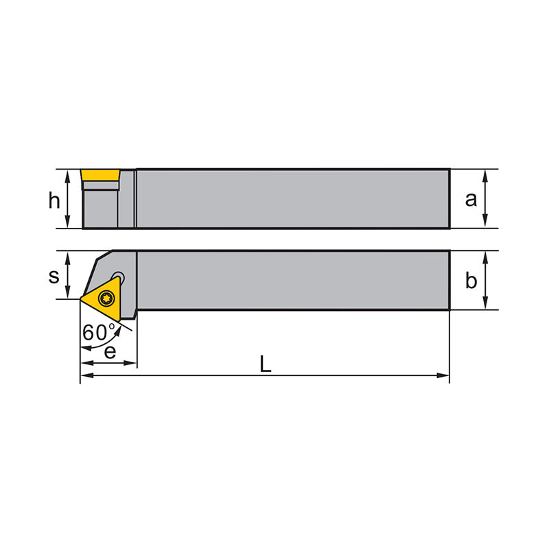 TC** Holder (External) S- Clamping STTCR/L Kr: 60° 1616H11/16 2020K16 - Makotools Industrial Supply Tools for Metal Cutting