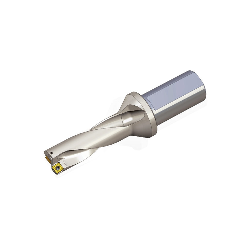 TDR-3XD (DIA 12.5-50) Indexable drills with square inserts & enlarged chip gullet from twist coolant holes in drilling depth of 3xD - Big-tools Industrial Supply Tools for Metal Cutting