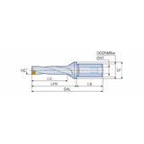 TDR-3XD (DIA 12.5-50) Indexable drills with square inserts & enlarged chip gullet from twist coolant holes in drilling depth of 3xD - Big-tools Industrial Supply Tools for Metal Cutting