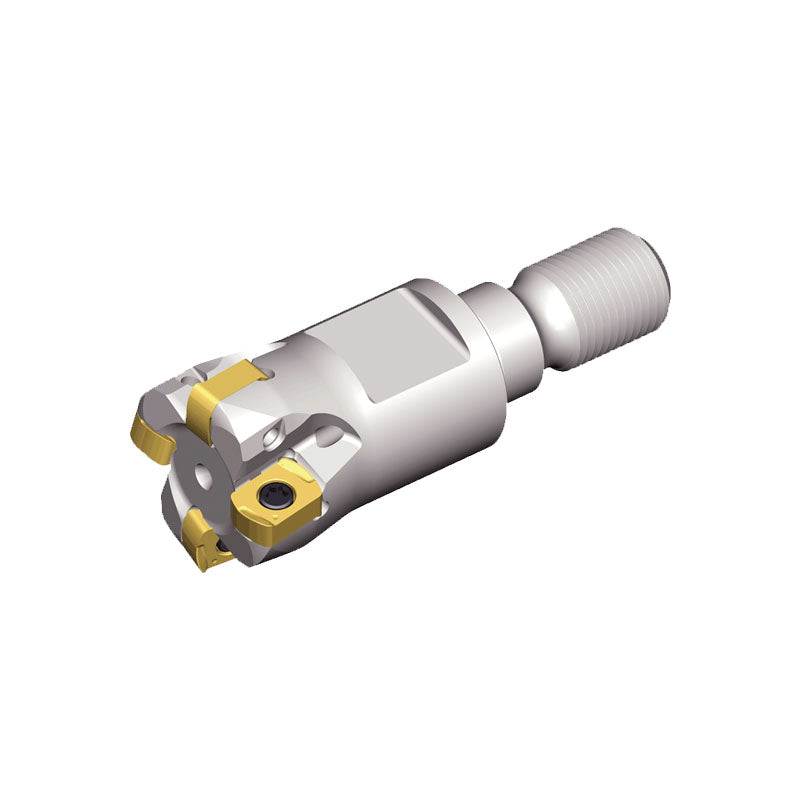 TEBL-M-04 High feed end mills with BLMP 04 inserts of 4 cutting edges and T-FLEXTEC modular adaptations in maximum depth of cut ap 0.5 mm - Big-tools Industrial Supply Tools for Metal Cutting