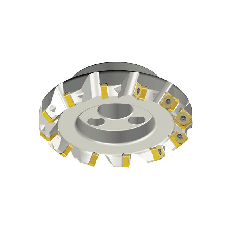 TFM45SNS-R-16 Heavy duty 45° face mills with double-sided 8 cutting edges inserts of SN 16 for roughing of steels and cast irons