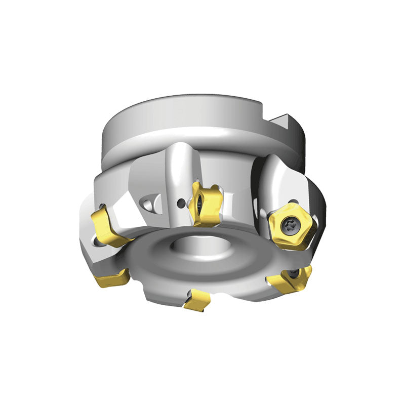 TFM65PT-R-10 65° Face mills of economical 10 cutting edges inserts with high positive rake angles for general milling in maximum depth of cut ap 6.5 mm - Big-tools Industrial Supply Tools for Metal Cutting