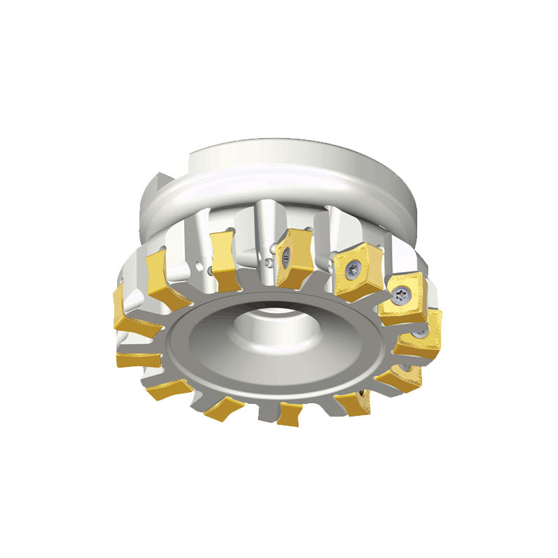 TFM88SN-R-13 88° Face mills with 8 cutting edges of double-sided square inserts SN 13 for milling near to shoulders - Big-tools Industrial Supply Tools for Metal Cutting