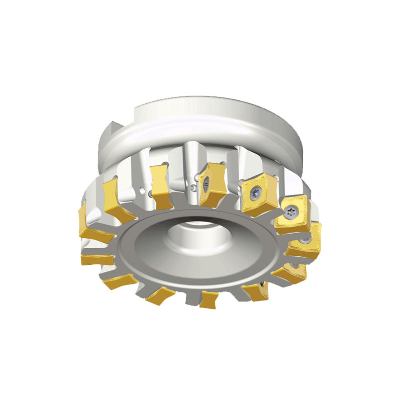 TFM90SN-R-13 90° Face mills with 8 cutting edges of double-sided square inserts SN 13 for general milling - Big-tools Industrial Supply Tools for Metal Cutting