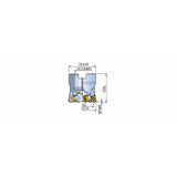 TFMBL-R-06 High feed mills with BLMP 06 inserts of 4 cutting edges in maximum depth of cut ap 1.0 mm - Big-tools Industrial Supply Tools for Metal Cutting
