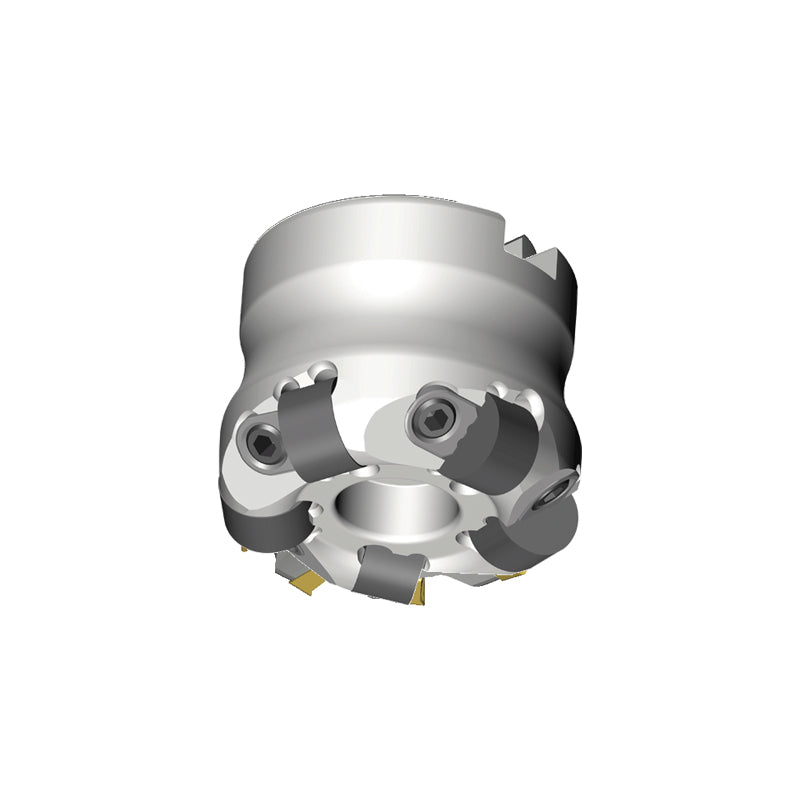 TFMRN-R-1207 Face mills with negative round RNGN 12 ceramic inserts & wedge clamp with air hole for high speed milling of super alloys - Big-tools Industrial Supply Tools for Metal Cutting