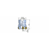 TFMRNS-R-10/12/16 Face mills with double-sided round inserts for general applications and various industries - Big-tools Industrial Supply Tools for Metal Cutting