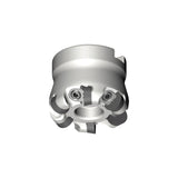 TFMRP-R-12 Face mills with positive round RPGN 12 ceramic inserts & wedge clamp with air hole for high speed milling of super alloys with low cutting force - Big-tools Industrial Supply Tools for Metal Cutting