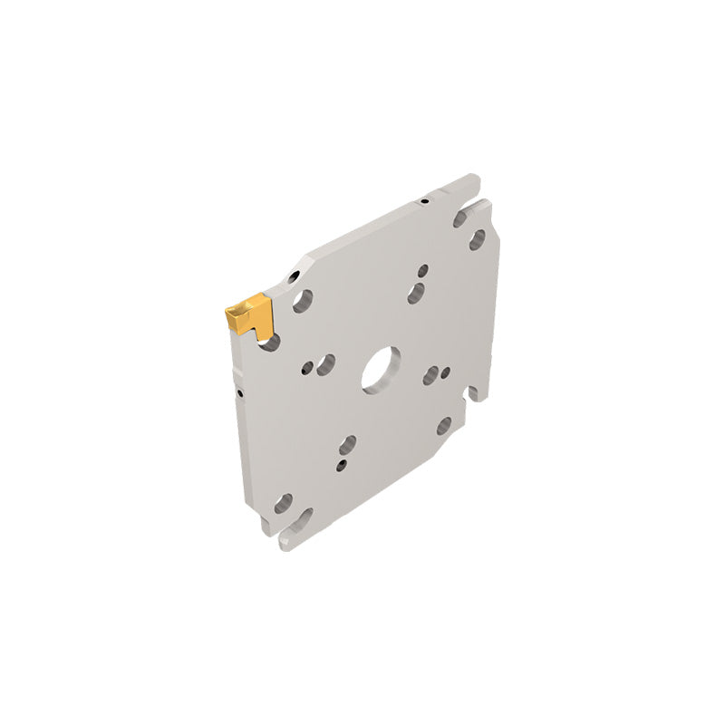 TGAQ : Parting and Grooving Square Adapters Carrying TANG-GRIP Tangentially Clamped Inserts - Big-tools Industrial Supply Tools for Metal Cutting