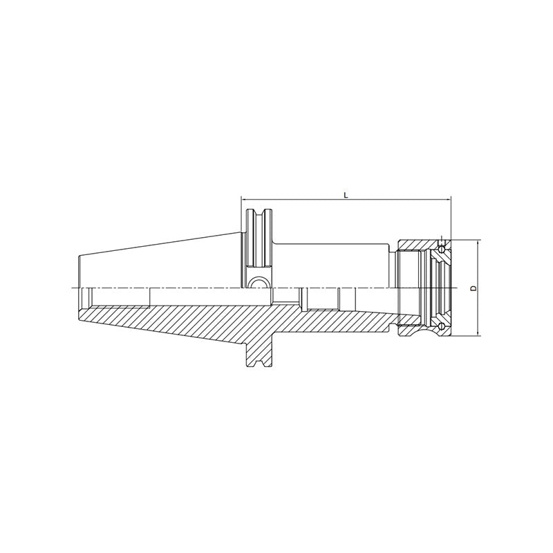 TG Collet Chuck CAT40-TG75-3"~100-5.5" - Makotools Industrial Supply Tools for Metal Cutting