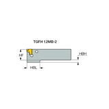 TGFH-MB : Parting and Grooving Blades for Other Manufacturers Blocks - Big-tools Industrial Supply Tools for Metal Cutting