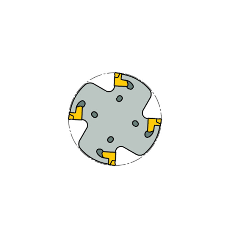 TGSF-M-JHP : Grooving and Slitting Small Diameter Cutters with FLEXFIT Threaded Adaptation - Big-tools Industrial Supply Tools for Metal Cutting