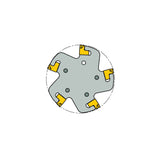 TGSF-MM-JHP : Grooving and Slitting Small Diameter Cutters with MULTI-MASTER Threaded Adaptor - Big-tools Industrial Supply Tools for Metal Cutting