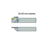 TGTR/L-JHP : Parting and Grooving Tools with Channels for High-Pressure Coolant Carrying TANG-GRIP Inserts - Big-tools Industrial Supply Tools for Metal Cutting