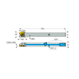 TGVR/L-JHP : Grooving, Parting and Recessing Tools Carrying TGV Inserts with Channels for High-Pressure Coolant - Big-tools Industrial Supply Tools for Metal Cutting