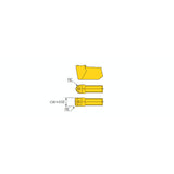 TIPV Single ended inserts for precision parting, grooving and milling with V type chip breaker & sharp cutting edges - Big-tools Industrial Supply Tools for Metal Cutting