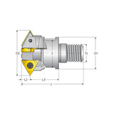 TMSD Modular Toolholder Heads - Big-tools Industrial Supply Tools for Metal Cutting