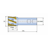 TMTSRH (endmills) End mills with coolant holes for helical threading inserts - Big-tools Industrial Supply Tools for Metal Cutting