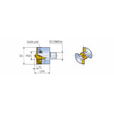 TNDH-TP Modular large diameter drill heads with coolant holes and ground guide pad mounted on various length Modular drill holders - Big-tools Industrial Supply Tools for Metal Cutting