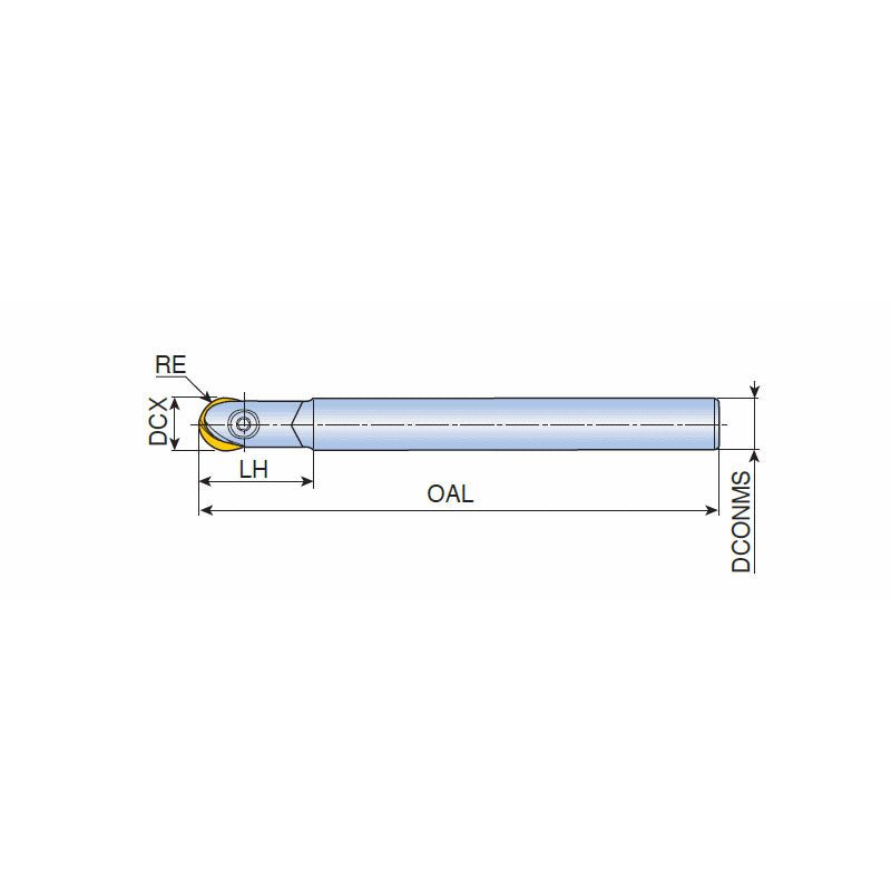 TNF...-CT-L... End mill holders for finishing applications with NFB & NFR inserts and carbide shank of better rigidity - Big-tools Industrial Supply Tools for Metal Cutting