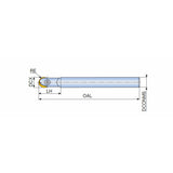 TNF...-CT-L... End mill holders for finishing applications with NFB & NFR inserts and carbide shank of better rigidity - Big-tools Industrial Supply Tools for Metal Cutting